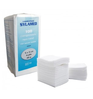 Compresses non tissées non stériles - boîte de 100 compresses - 5 x 5 cm - ROBEMED